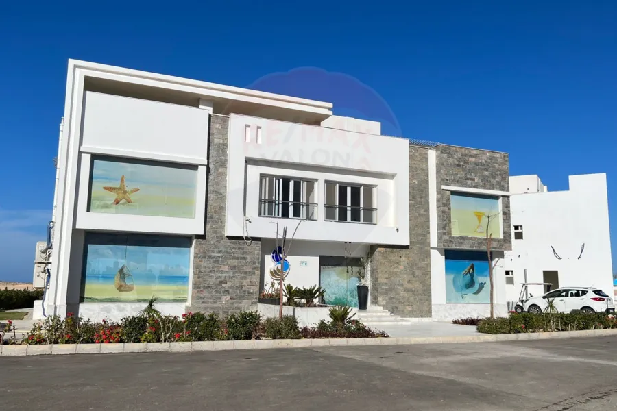 Ground Chalet with garden for sale North Coast (Sea View - Ras El Hekma) 120 m + 55 m garden