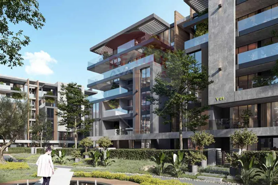 Apartment for sale 197 m + Garden 65 m New Cairo (Fifth Settlement - Yellow residence)