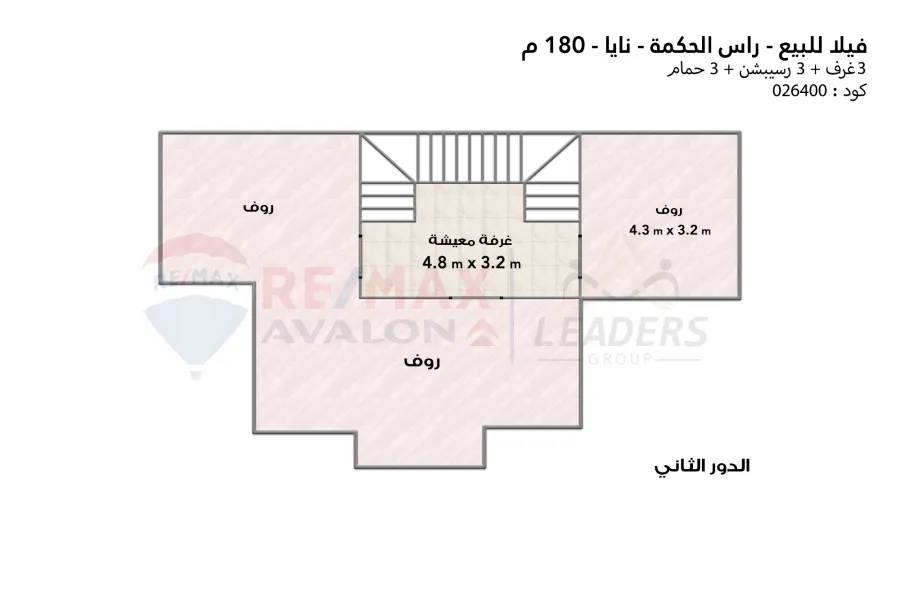 Twin house villa for sale (Naia Bay - Ras Al Hekma) 180 m