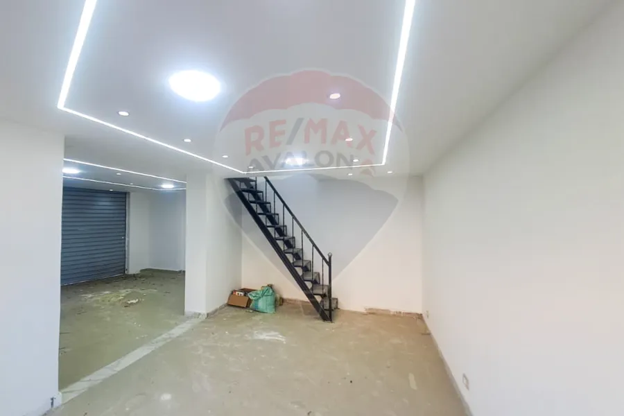 Shop for rent 45 m Wabour Elmayah (branched from Galal El-Din El-Desouki St.) + 45 m Up floor