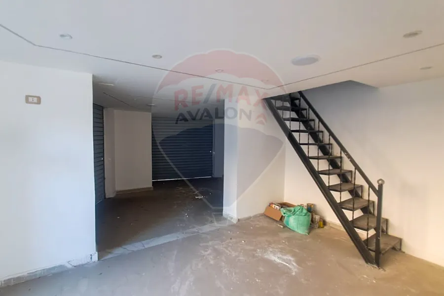Shop for rent 45 m Wabour Elmayah (branched from Galal El-Din El-Desouki St.) + 45 m Up floor