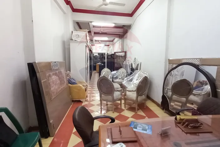 Shop + mezzan for rent 160 m Al-Asafra (45 main st.)