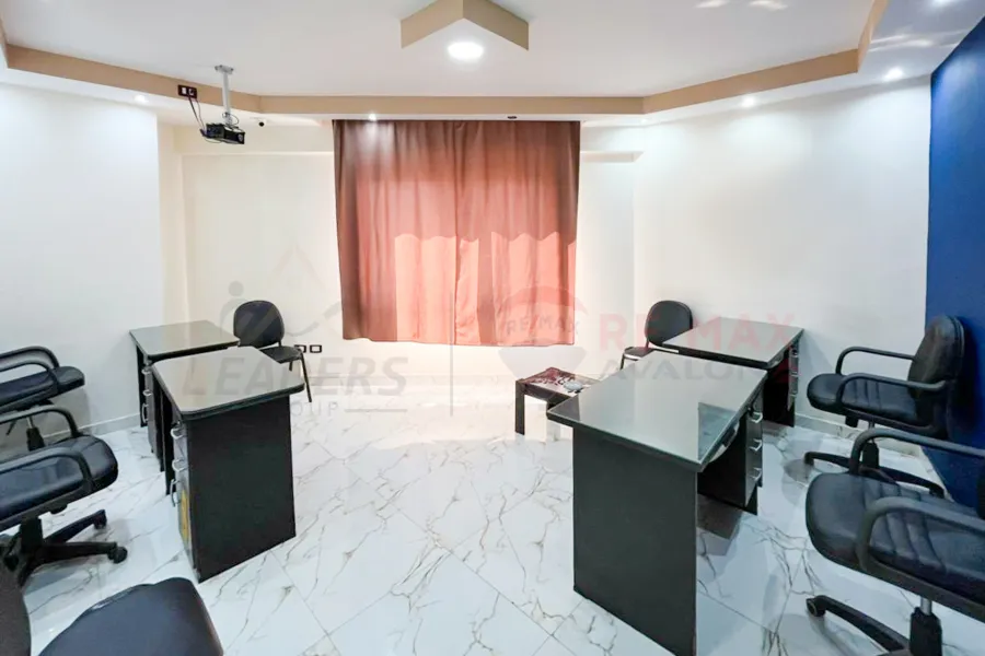Administrative headquarters for rent, furnished, 150 m, Raml Station (Shakour St.)