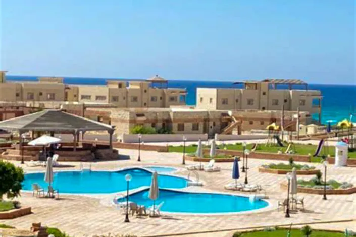 Ground chalet with garden for sale (Lamira) Ras El-Hekma 140 m