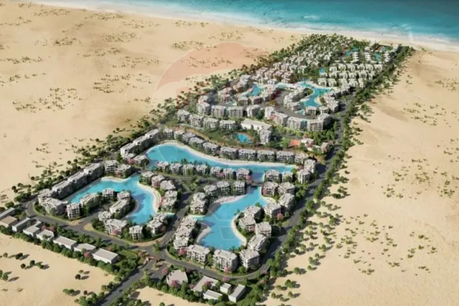 شاليه أرضي بجاردن للبيع (كون - رأس الحكمة) 73 م