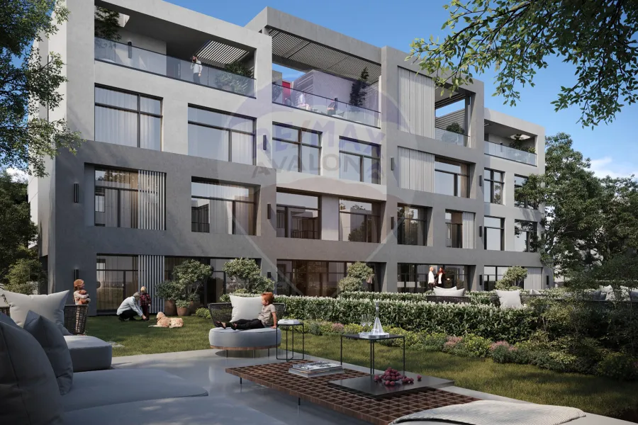Ground floor studio for sale 69 m + 10 m garden (Notion - The 5th Settlement) - 1,095,000 EGP (down payment + over)