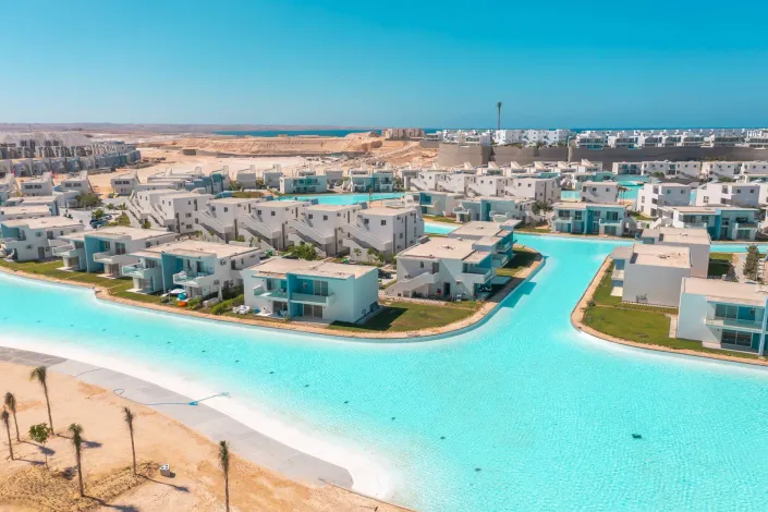 شاليه أرضي بجاردن للبيع (فوكا باي - رأس الحكمة) 95 م
