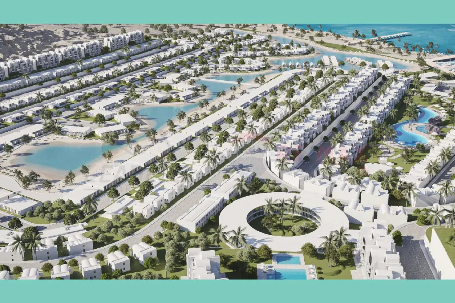 شاليه أرضي بجاردن للبيع (سولت - رأس الحكمة) 115 م