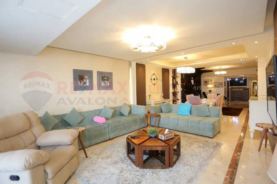 Furnished apartment for annual rent 252 m Gleem ( directly on the sea - brand building )