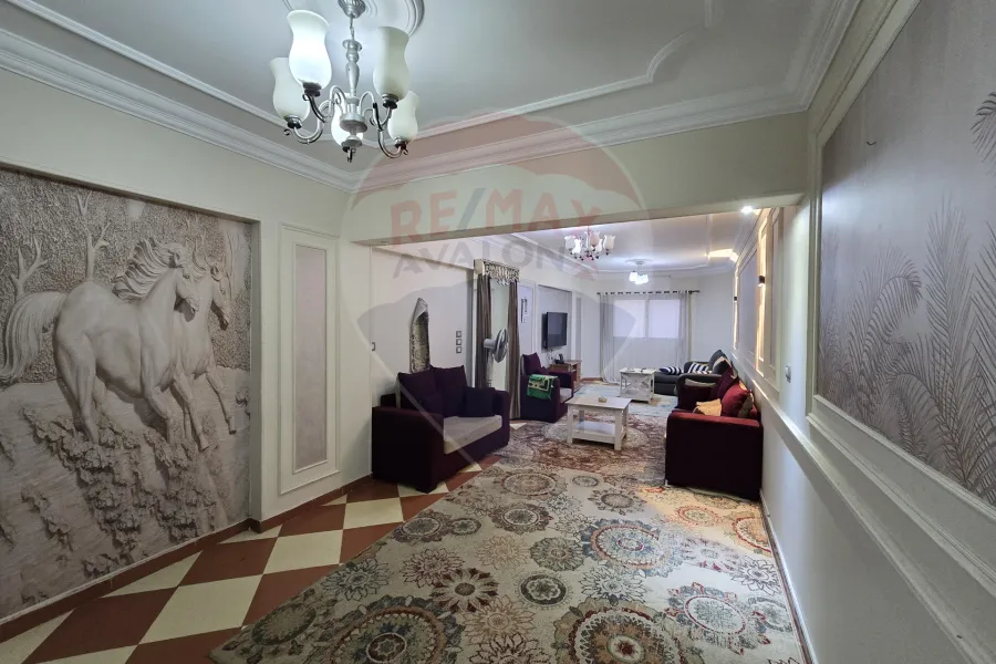 شقة للايجار مفروش 130 م سيدي بشر