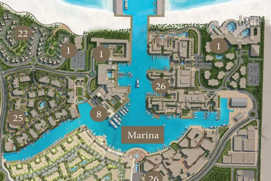 شاليه علوي للبيع ( مراسي ) 158 م