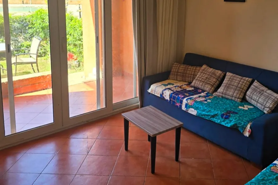 شاليه أرضي بجاردن للبيع (بورتو جولف) 88 م