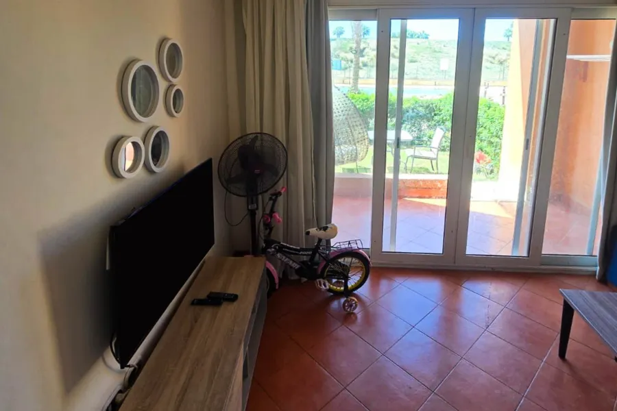 شاليه أرضي بجاردن للبيع (بورتو جولف) 88 م