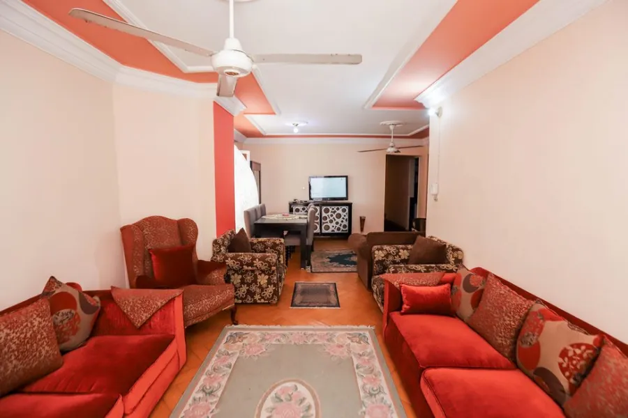 Furnished Apartment For Rent 154m Miami (Moustafa Naguib St.)