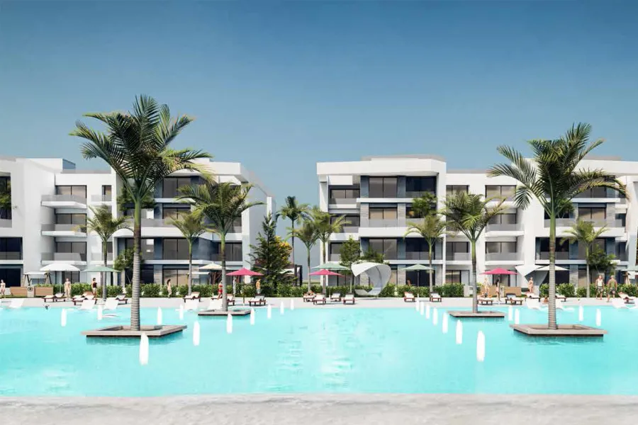 Studio with Garden for sale (White Sand) - 53 m