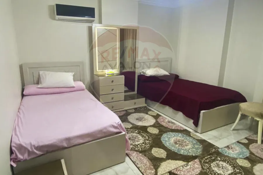 شقة فندقية للإيجار المفروش 130 م الشاطبي (ش بورسعيد)