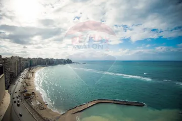 شقة بنتهاوس للبيع 440 م العصافرة (علي البحر مباشرة - عمارة براند)