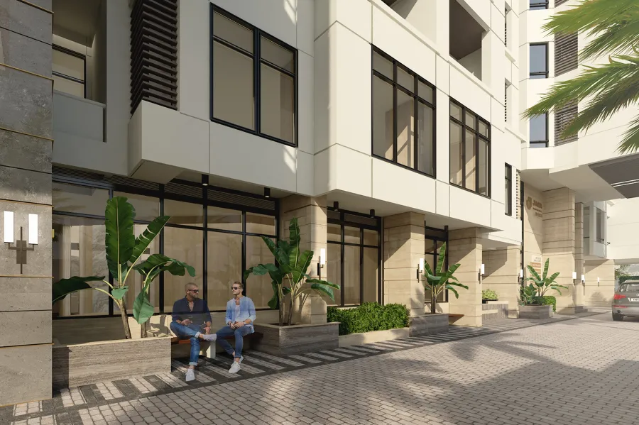 شقة للبيع 153 م سموحة ( منطقة النوادى الجديده - بجوار جرين بلازا )