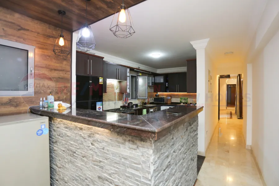 Furnished apartment for annual rent 252 m Gleem ( directly on the sea - brand building )