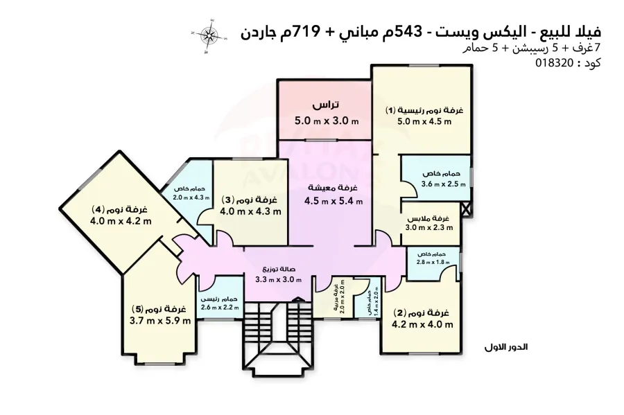 Villa for sale King Mariout (Compound Alex West View golf land - Saint Catherine)