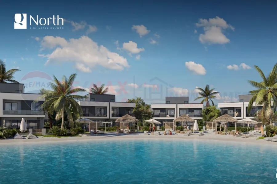 Ground chalet with garden for sale North coast (Sidi Abdelrahman - Q North compound) 96 m