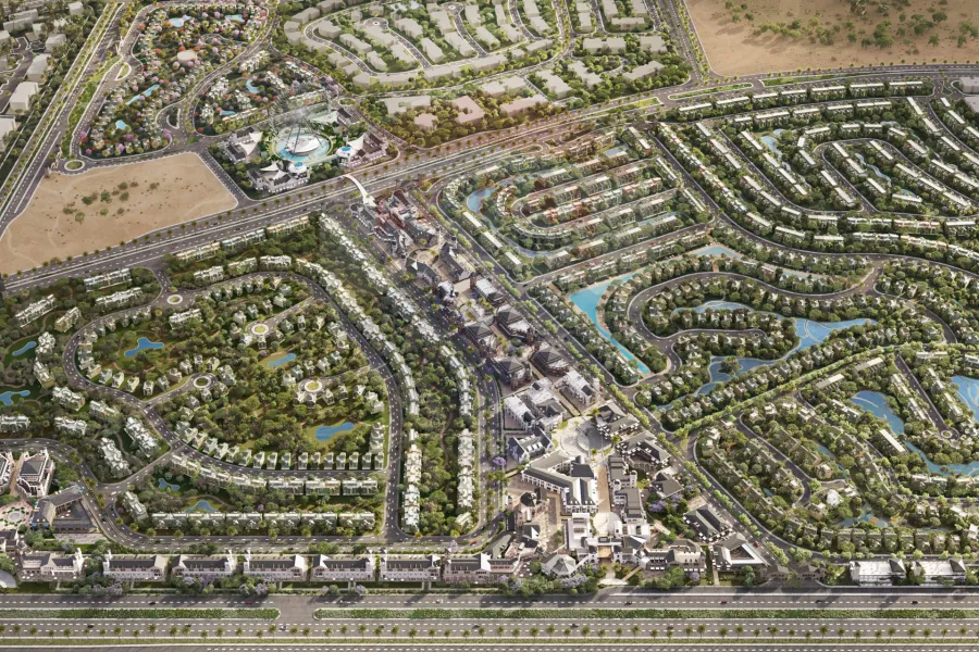 Townhouse villa + garden for sale 208 m New Cairo (Wonder Mark - Mostaqbal City)