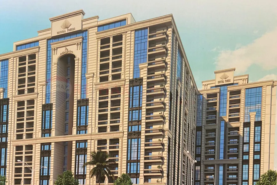 شقة للبيع 238 م سموحة (ابراج كريستال تاورز - امام نادى سموحة)