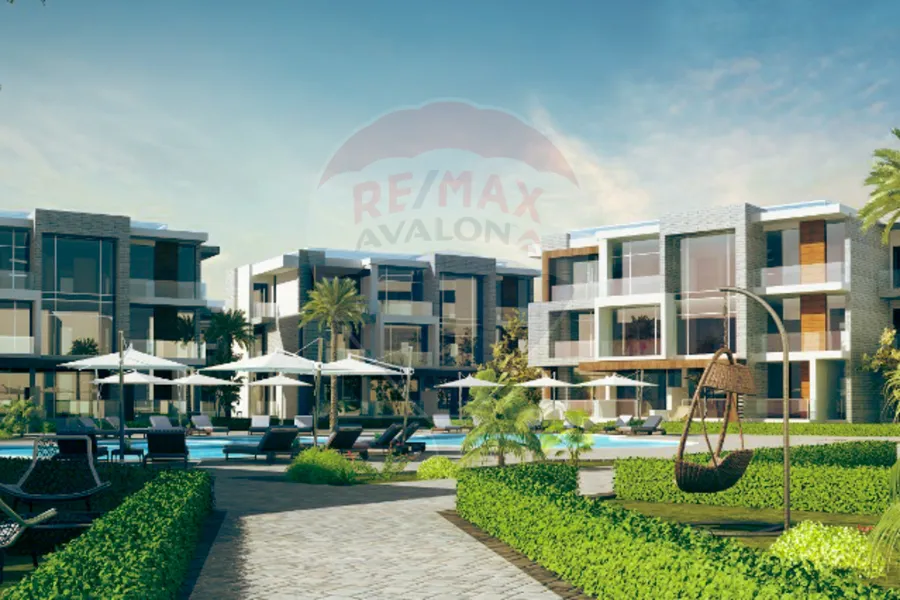 Chalet + Roof for sale The North Coast (Gaia Resort - Ras Elhekma) 100 m Chalet + 100 m roof