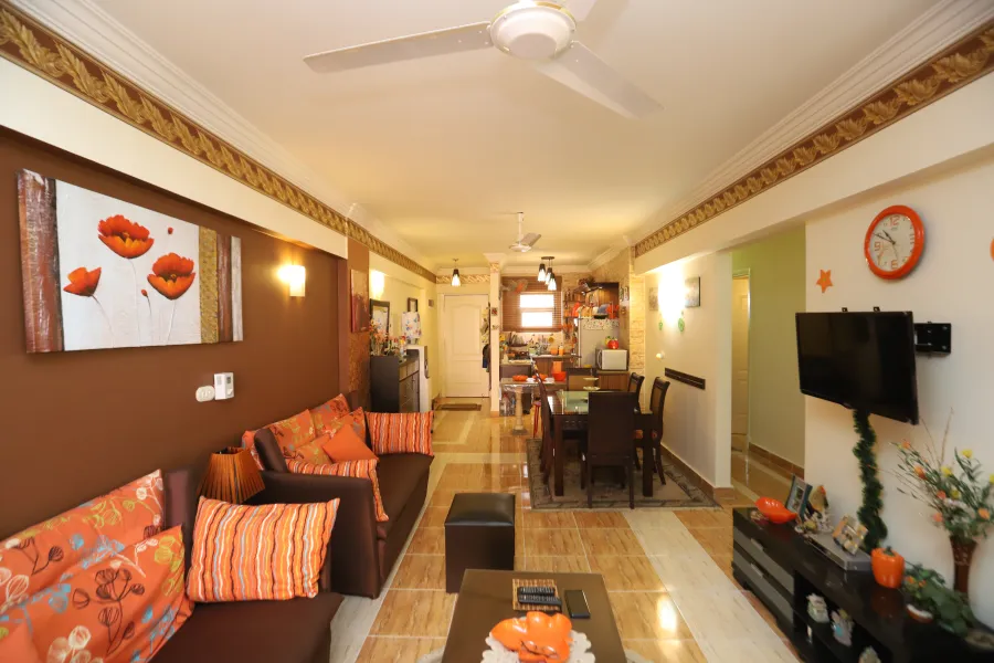 شالية مفروش مسجل شهر عقاري للبيع 147م بالساحل الشمالي  (قرية نيس 4 -ك 72 )