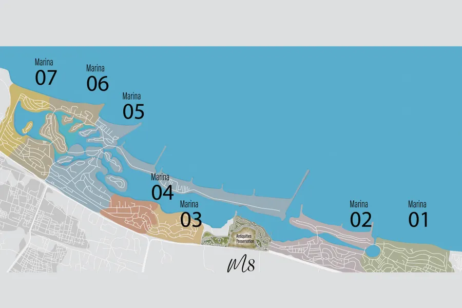 شالية للبيع (مارينا 8) 141 م