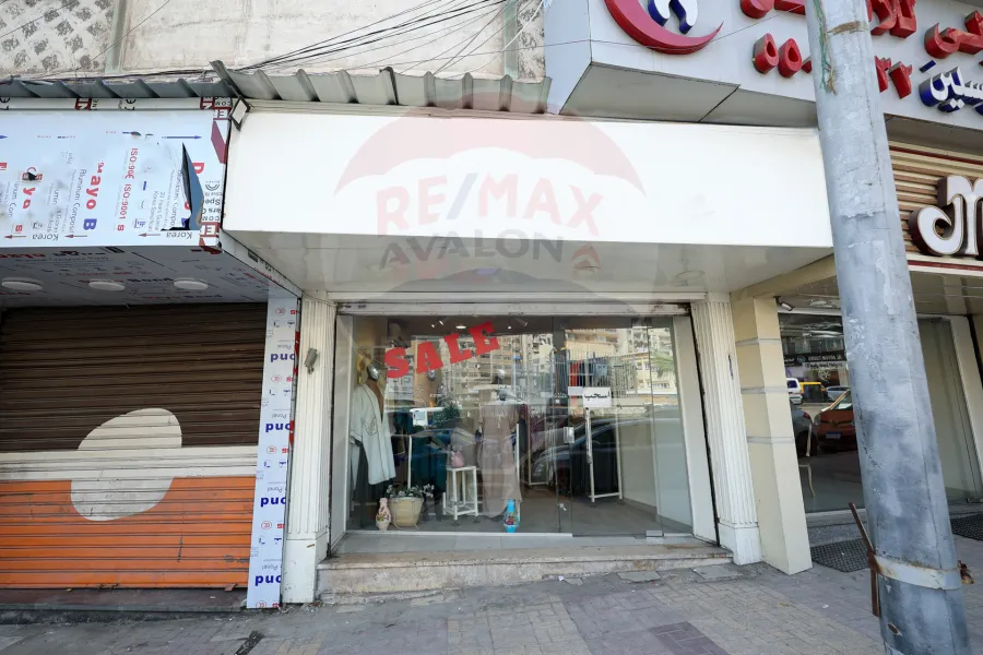 Commercial shop for rent 37 m Miami (Abdel Nasser St.- Golden Square)