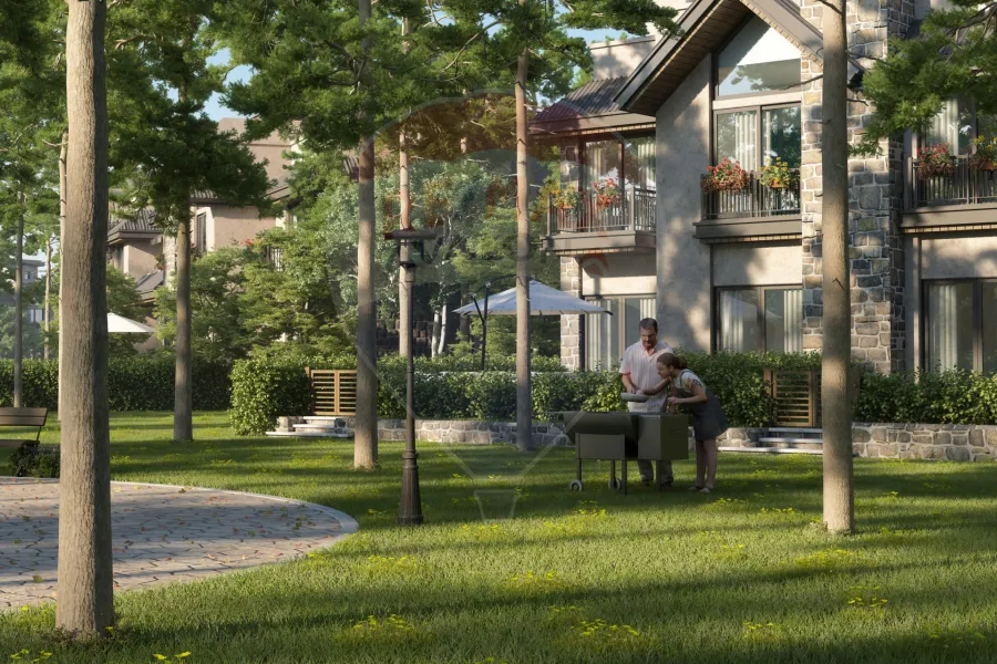 Townhouse villa + garden for sale 208 m New Cairo (Wonder Mark - Mostaqbal City)