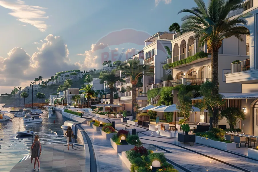 شاليه للبيع راس الحكمه (ساوث ميد ) 104 م