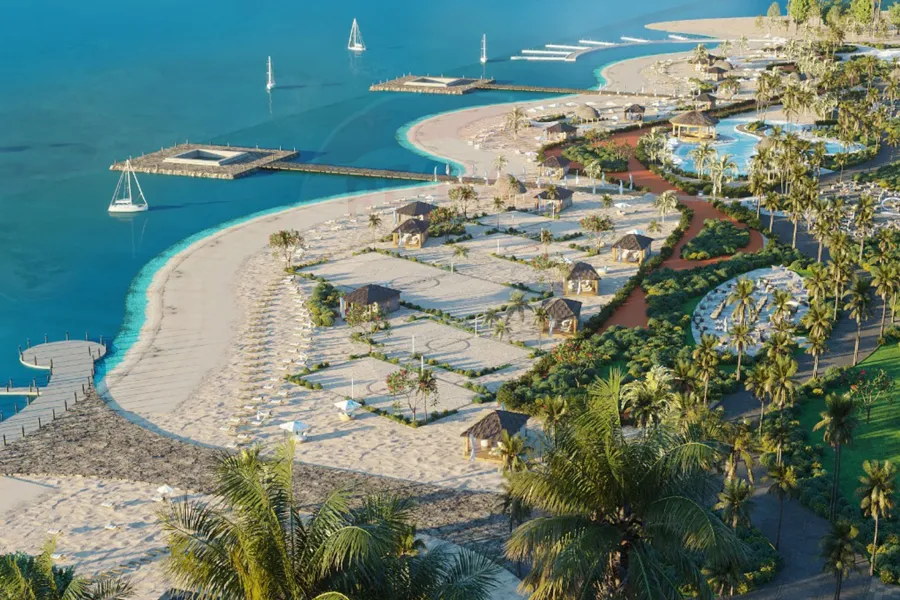 شاليه للبيع 63 م الساحل الشمالي (وايت ساند)