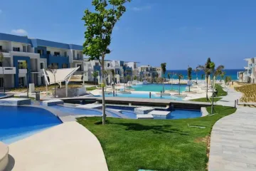 Chalet loft First row lagoon for sale (Fouka Bay - Ras Al-Hikma) 95 m