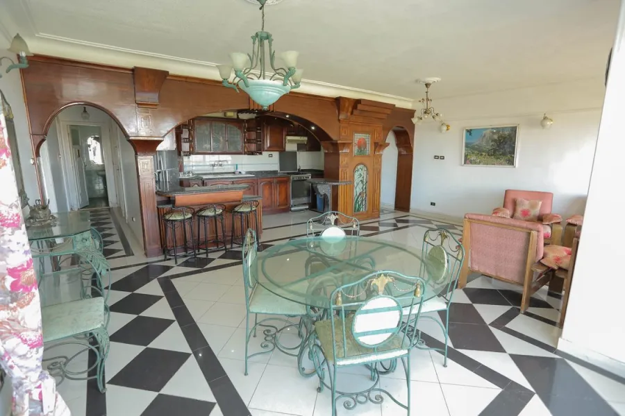 Furnitued Apartment for Rent 160m El-Montazah (Sheraton El-montazah Tower)