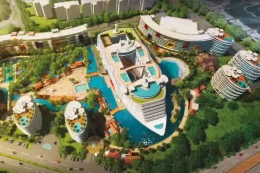 شاليه للبيع (بورتو جولف - أبراج الأوفال) 72 م