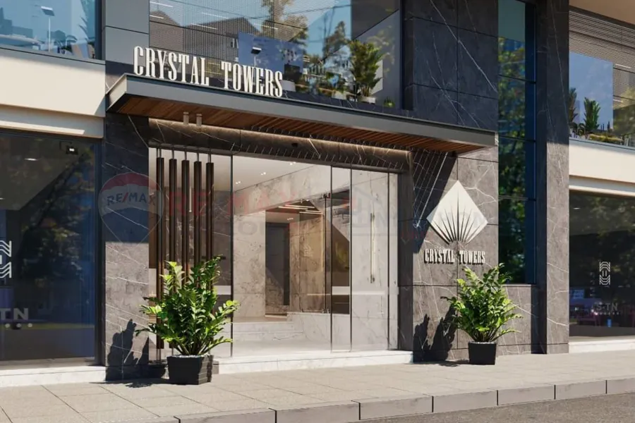 شقة للبيع 238 م سموحة (ابراج كريستال تاورز - امام نادى سموحة)