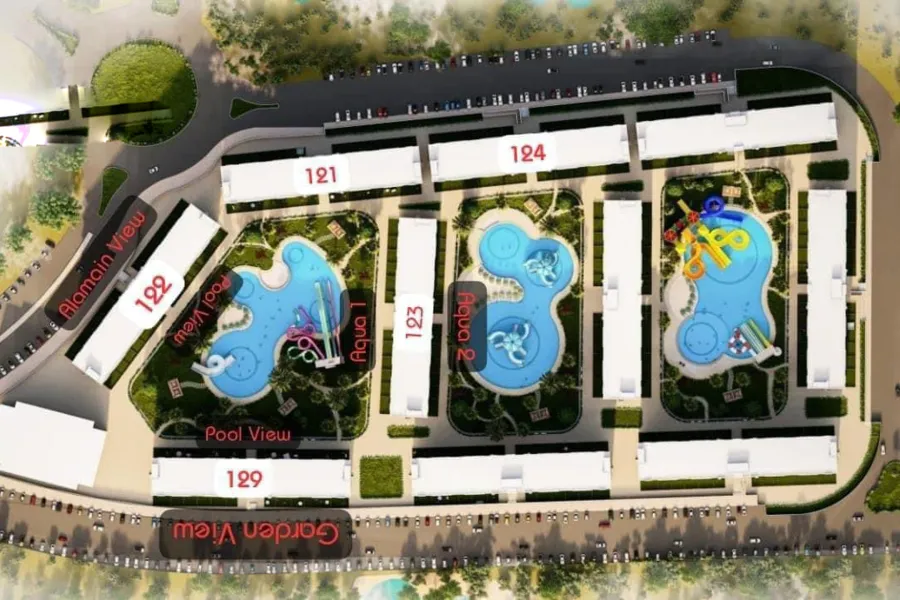 Chalet for sale (Porto Golf) 60 m - 650,000 EGP (Advance + over)