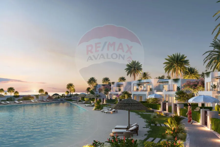 Chalet with roof for sale (Sea shore) Ras El-Hekma 85 m