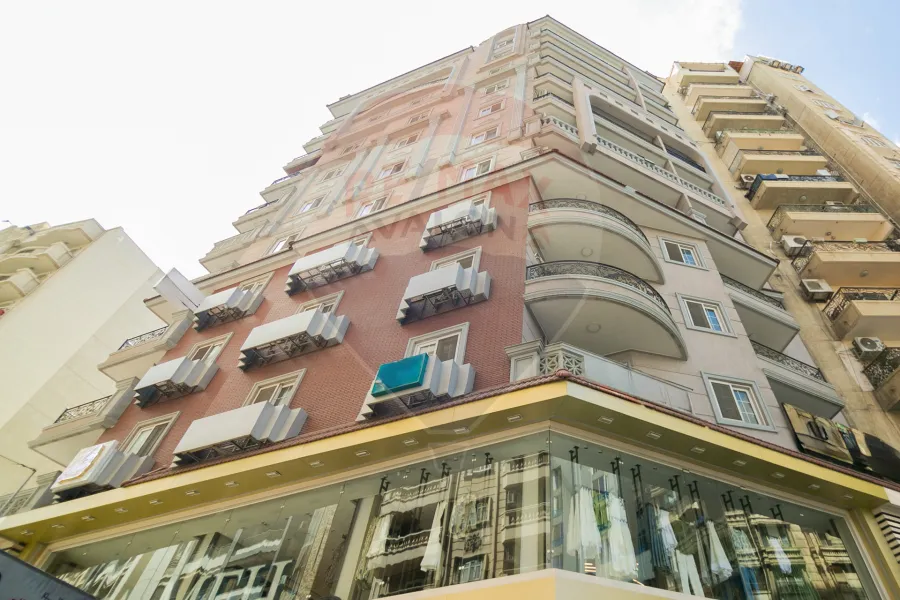 شقة اداري للبيع 76 م سموحة  مصطفي كامل