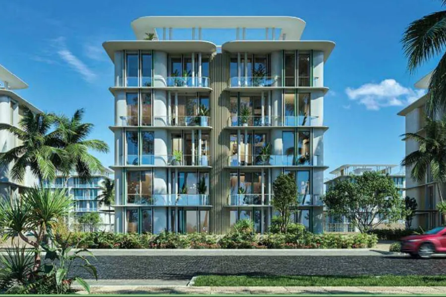 شاليه أرضي + جاردن للبيع (مارسيليا بيتش 5) رأس الحكمة 90 م شاليه + 77 م جاردن