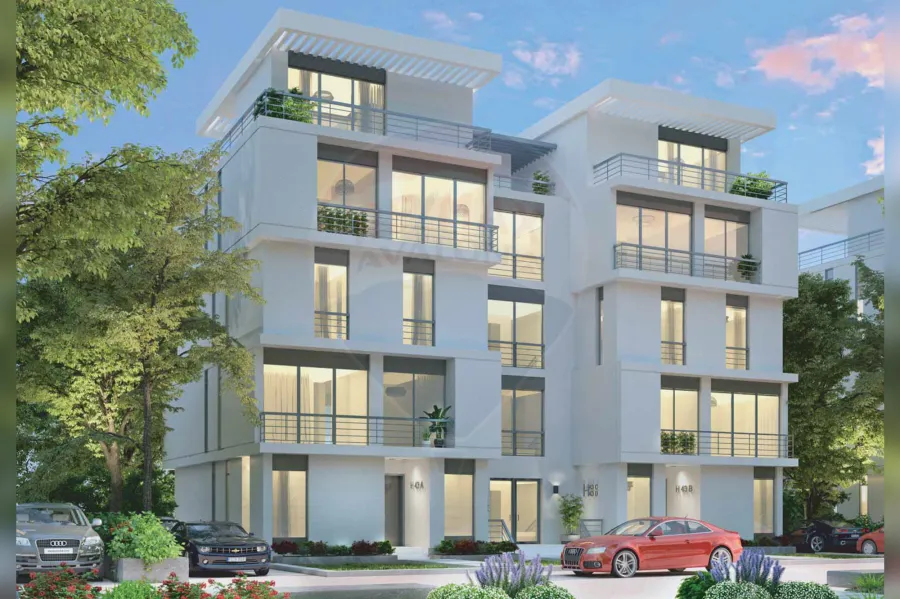 فيلا تيسرا للبيع 273 م + 65 م روف بكومباوند بالم هيلز الأسكندرية