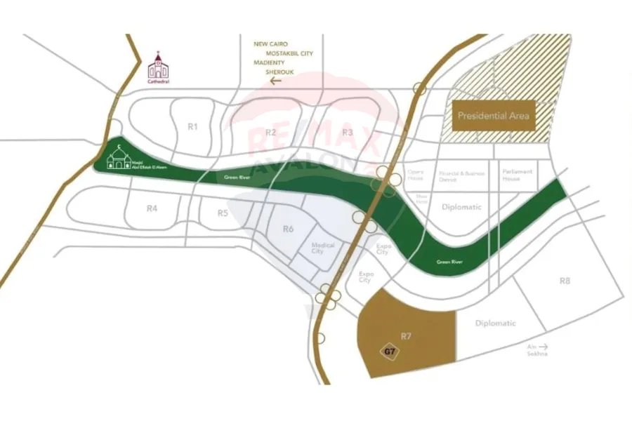 شقة للبيع 180 م العاصمة الإدارية
