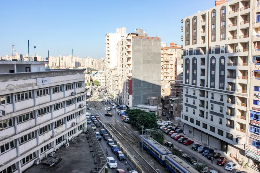 شقة للبيع 151م سيدي جابر ( علي الترام مباشرة )