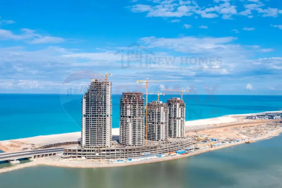 ( the Gate towers - أبراج العلمين City Edge) شقة للبيع 182م  العلمين الجديدة