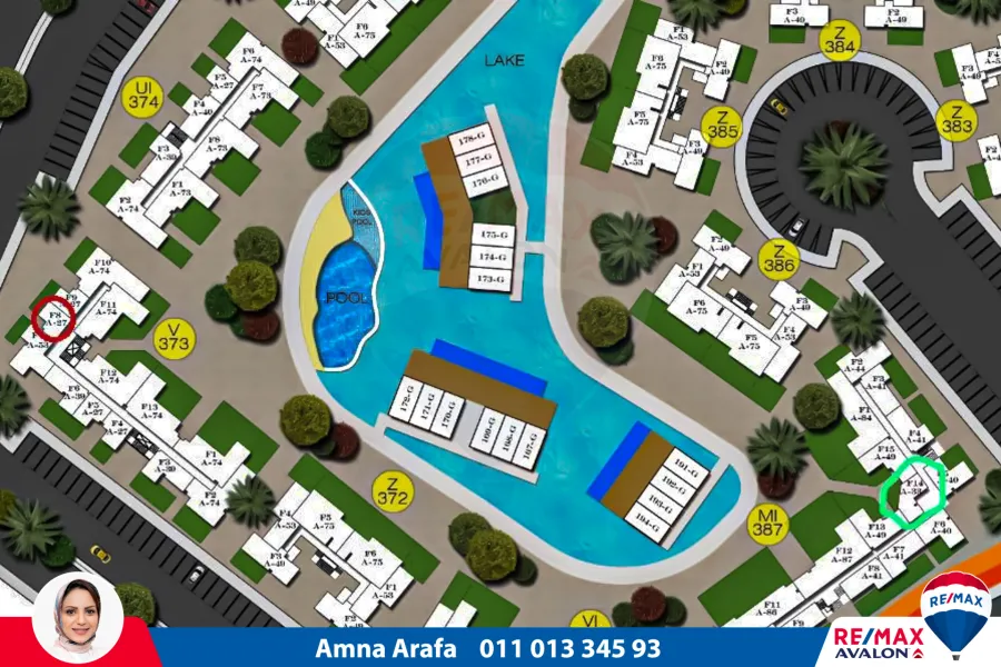 ستوديو للبيع 30م + 10م حديقة الساحل الشمالي (قرية زهرة)