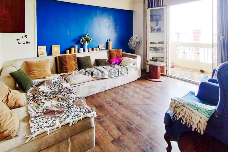 شقة للبيع 125 م صافي الابراهيميه (خطوات من ش ابو قير)