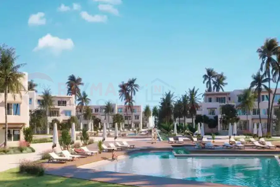 فيلا للبيع 570 م أرض + 300 م مبانى كومباوند هاسيندا باى (الساحل الشمالى)