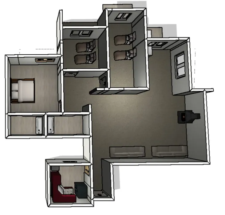 Apartment For Sale 220m Smouha (Kiroseiz Smouha Tower - Near Fawzi Moaz St. )First Hand-Semi Finished